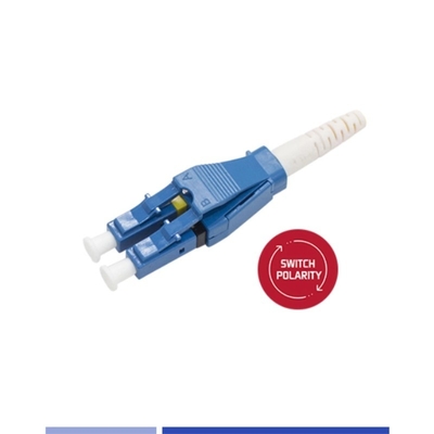 acheter Uniboot LC UPC Connecteur à fibre mono-mode Duplex à polarité de 3,0 mm commutable fabrication en ligne