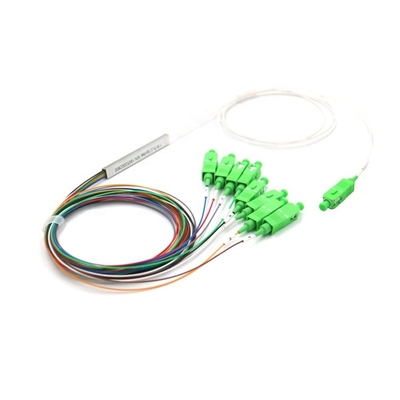 acheter 1x8 séparateur de fibres mono-mode SC/APC, mini-module sans bloc 900μM fabrication en ligne