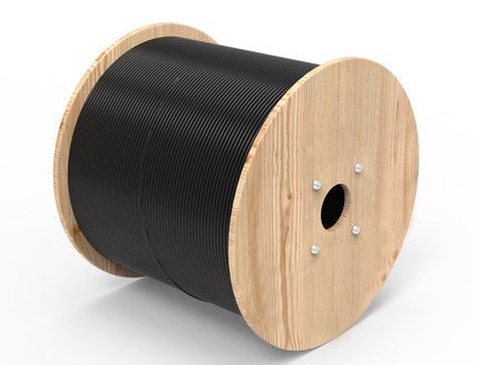acheter 6 Cable à fibre optique extérieur à goutte plate 9/125 G657A1 LSZH Léger fabrication en ligne