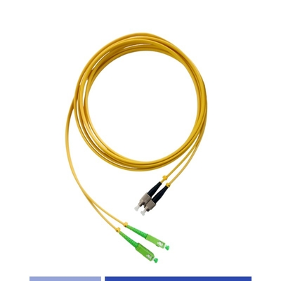 acheter Le câble de patch en fibre optique à mode unique SC/APC à FC/UPC Duplex 3,0 mm LSZH fabrication en ligne