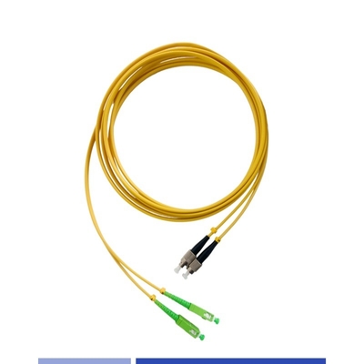 acheter 3m câble de patch en fibre optique SC/APC-FC/UPC Duplex LSZH câbles de patch en mode unique à grande vitesse fabrication en ligne