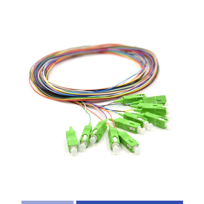 acheter Pour les solutions FTTH, le mode unique OS2 SC APC Pigtails 12 fibres LSZH 3m fabrication en ligne