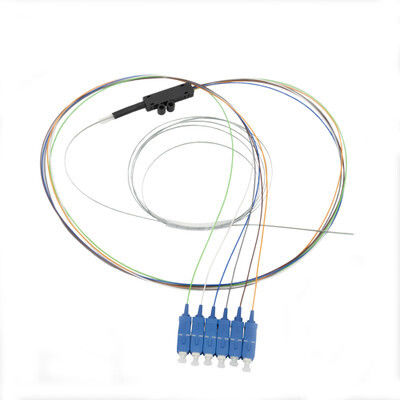 Acheter 6 Fibres SC/UPC Pigtail à bande de fibres mode unique LSZH 1m fabrication en ligne