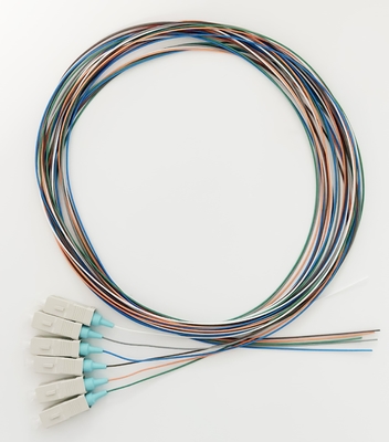 acheter LSZH 1m 6 Fibres OM3 Pigtail en fibres SC UPC 50/125 Bottes aquatiques légères fabrication en ligne