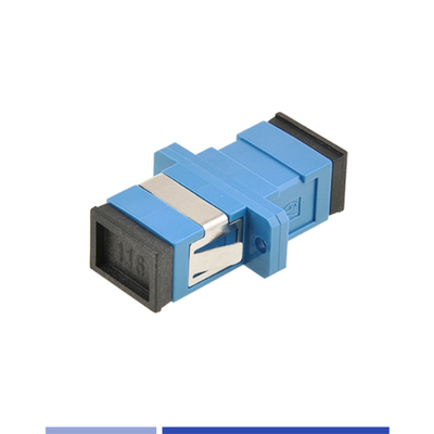 acheter Adaptateur à fibre optique Coupleur optique simple SC/UPC monomode avec bride bleu fabrication en ligne