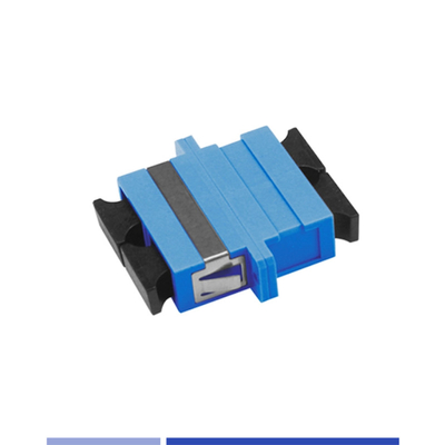 acheter Adaptateur optique Fibre optique Singlemode SC/UPC Duplex Coupler optique avec flange bleu fabrication en ligne
