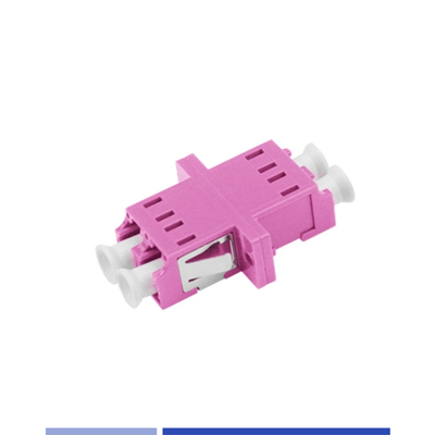 acheter OM4 LC UPC connecteur duplex à haut rendement polyvalent avec bride magenta fabrication en ligne