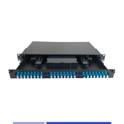 acheter 1U panneau de patch en fibre optique 24 ports LC Duplex 19 