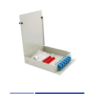 acheter 12 Boîte de distribution en fibre optique à port avec construction en acier laminé à froid pour applications murales fabrication en ligne