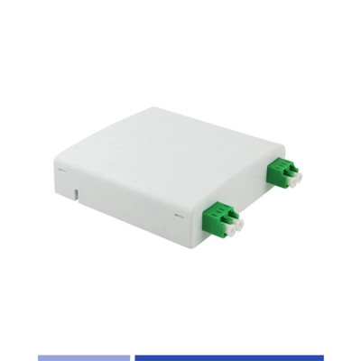 acheter Boîte de distribution de fibres optiques à adapteur LC/SC 2 cœur 2 port Boîte de terminaison de fibres intérieures fabrication en ligne