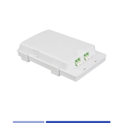 acheter 2 ports boîte de bornes de fibre optique 2 cœur pour adaptateur LC SC haute précision fabrication en ligne