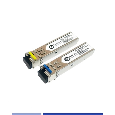 acheter Émetteur-récepteur optique BIDI Gigabit 40km Single mode SMF à double fibre TX1310nm RX1550nm LC fabrication en ligne