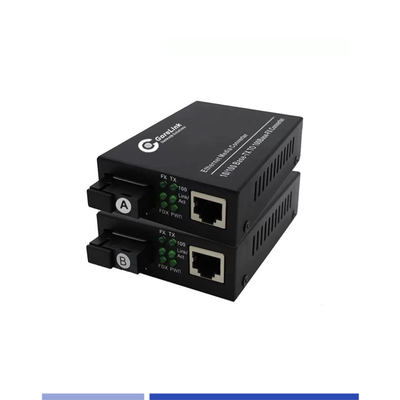 acheter Convertisseurs multimédias en fibres BIDI 10/100 Mbps SMF en mode unique TX1310nm/RX1550nm Simplex SC 20KM fabrication en ligne