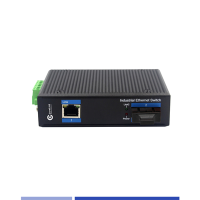 acheter Convertisseur de fibres industrielles 10/100/1000M avec 2 ports RJ45 Mode unique SMF Duplex SC 1310nm 20KM fabrication en ligne