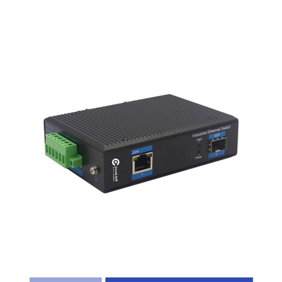 acheter Convertisseur de fibres industrielles 10/100/1000M 1 SFP avec 1 port RJ45 Single mode SMF Duplex 1310nm 20KM fabrication en ligne