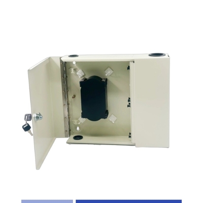 acheter 24 Port Fibre Wall Box Conception intérieure pour adaptateur LC/SC 24 boîtier en fibre de base avec porte double déchargée fabrication en ligne