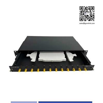 acheter 12 ports ST 1U Panneau de patch en fibre optique 19 
