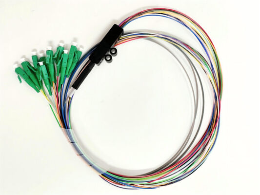 acheter 12 Fibre LC/APC mode unique OS2 Fibre optique bande de connexion 3m pour les réseaux FTTH fabrication en ligne