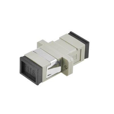 Acheter Adaptateur Fibre Optique Multimode SC/UPC Simplex Coupleur Optique avec bride Beige fabrication en ligne