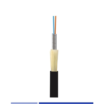 Cable à fibre optique à haute vitesse à l'intérieur 6 fils blindés à fibre G652D Riser à l'épreuve de l'eau