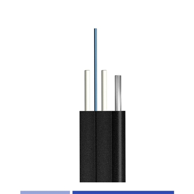 9/125 SMF G657A1 câble à fibre optique extérieur 6 câble à fibre extérieure à goutte en goutte FRP