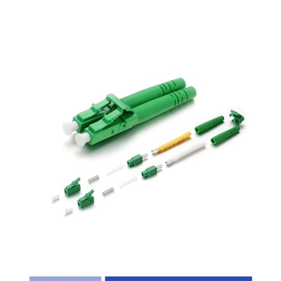 LC APC SingleMode Fiber Connector Duplex avec démarrage de 3,0 mm