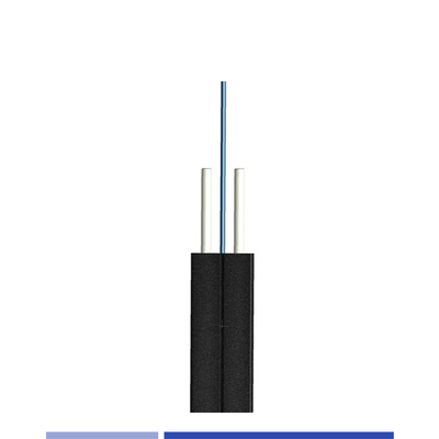 Cable à goutte en fibre optique de type arc 2 mode unique 9/125 SMF G657A1 LSZH Pour une application en intérieur