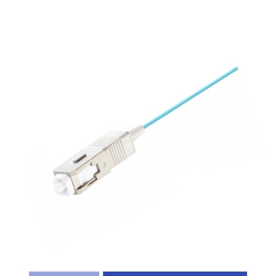 Installation facile Pigtail en fibre optique SC UPC 50um LSZH Jacket Pigtail en fibre multimode