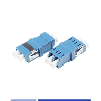 Adaptateur à fibre optique duplex Adaptateur UPC LC Mode unique sans bride Vert