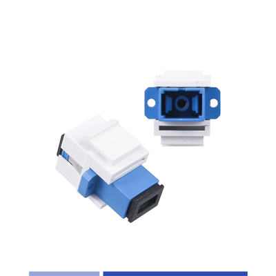 Adaptateur de fibre optique Keystone Jack SC UPC Coupleur optique simple à mode unique