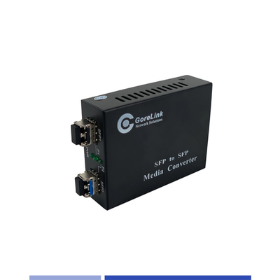 SFP à SFP Convertisseur de fibres multimédias 1.25G module SFP chargé Module SFP mono-mode SMF 1310nm module SFP double