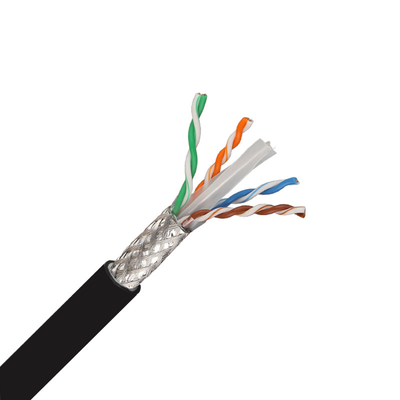 Cable réseau SFTP Cat6 Cable Ethernet PE 305Mtr Cat6 en cuivre solide 4 couples