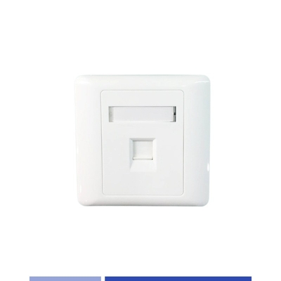 Plaque de face à port unique de haute précision 86 pour le jack Keystone Cat3 Cat6